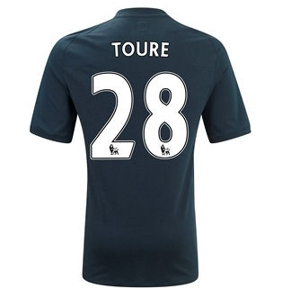 2010-11 Manchester City Umbro Away Shirt (Toure 28)