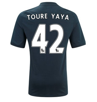 2010-11 Manchester City Umbro Away Shirt (toure Yaya 42)