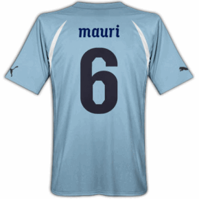 2010-11 Lazio Puma Home Shirt (Mauri 6)