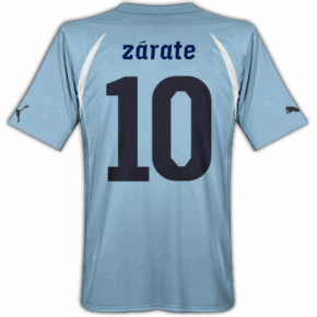 2010-11 Lazio Puma Home Shirt (Zarate 10)