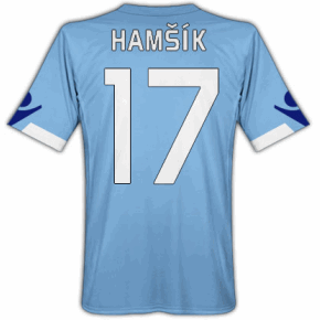 2010-11 Napoli Macron Home Shirt (Hamsik 17)