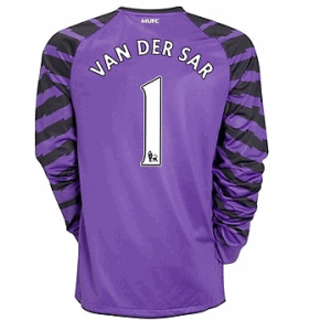 2010-11 Man Utd Away Nike Goalkeeper Shirt (Van Der Sar 1) - Kid
