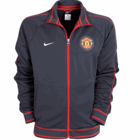 2010-11 Man Utd Nike Trainer Jacket (Black)