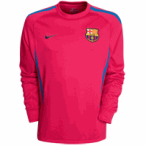 2010-11 Barcelona Nike Midlayer Sweat Top (Pink)