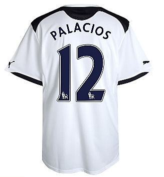 2010-11 Tottenham Puma Home Shirt (Palacios 12)