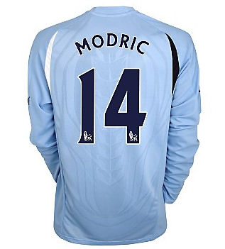 2010-11 Tottenham Puma Long Sleeve Away Shirt (Modric 14)