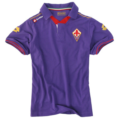 2010-11 Fiorentina Lotto Polo Shirt (Purple)