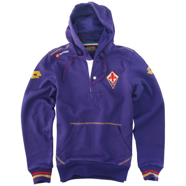 2010-11 Fiorentina Lotto Hooded Top (Purple)
