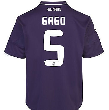2010-11 Real Madrid 3rd Shirt (Gago 5)