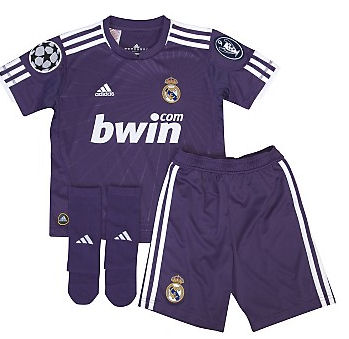 2010-11 Real Madrid 3rd Adidas Little Boys Mini Kit