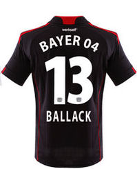2010-11 Bayer Leverkusen Adidas Home Shirt (Ballack 13)