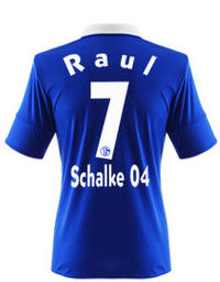 2010-11 Schalke Adidas Home Shirt (Raul 7)