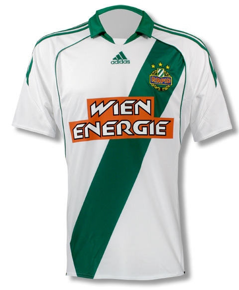 Adidas Rapid Vienna Away 2010-11 Football Shirt Adidas Rapid Vienna Away 2010-11 Football Shirt
