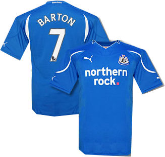 2010-11 Newcastle Away Shirt (Barton 7)