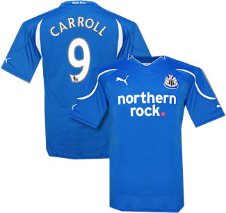 2010-11 Newcastle Away Shirt (Carroll 9)