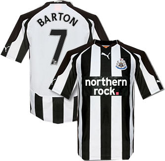 2010-11 Newcastle Home Shirt (Barton 7)