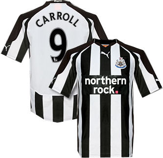2010-11 Newcastle Home Shirt (Carroll 9)