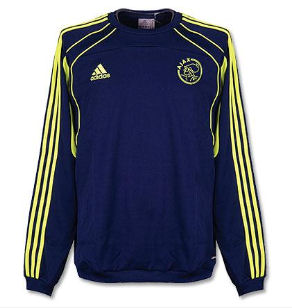 2010-11 Ajax Adidas Sweat Top (Navy)