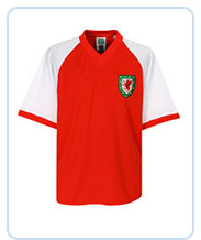 Wales 1980 Retro Home Shirt