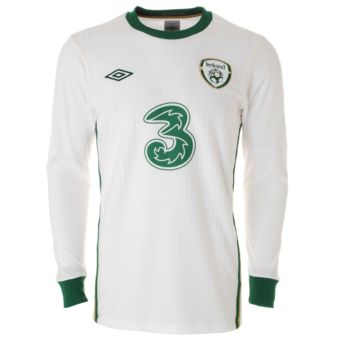 2011-12 Ireland Away Long Sleeve Umbro Football Shirt