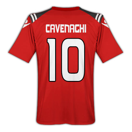 2010-11 Real Mallorca Home Shirt (Cavenaghi 10)