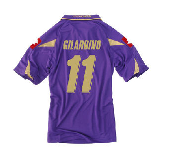 2010-11 Fiorentina Lotto Home Shirt (Gilardino 11)