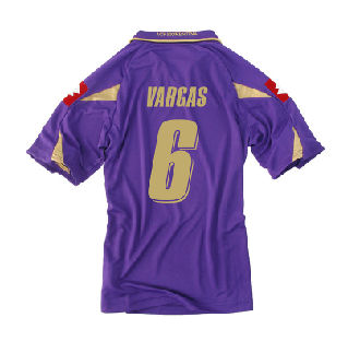 2010-11 Fiorentina Lotto Home Shirt (Vargas 6)