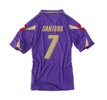2010-11 Fiorentina Lotto Home Shirt (Santana 7)