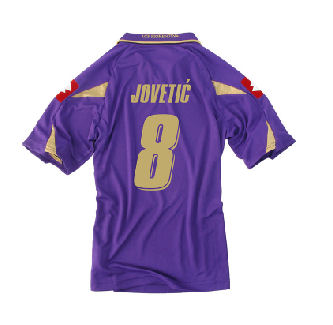 2010-11 Fiorentina Lotto Home Shirt (Jovetic 8)