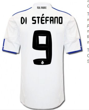 2010-11 Real Madrid Home Shirt (Di Stefano 9)