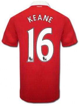 2010-11 Man Utd Nike Home Shirt (Keane 16)