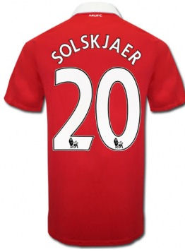 2010-11 Man Utd Nike Home Shirt (Solskjaer 20) - Kids