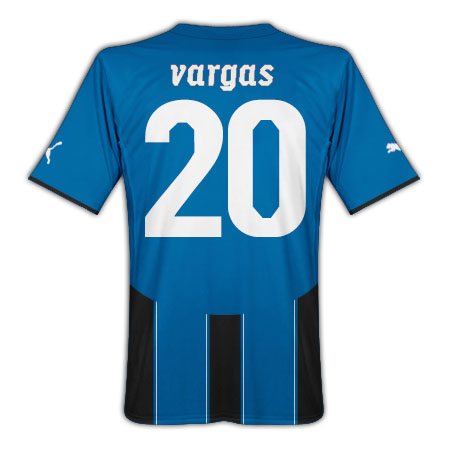 2010-11 Club Bruuge Home Shirt (Vargas 20)