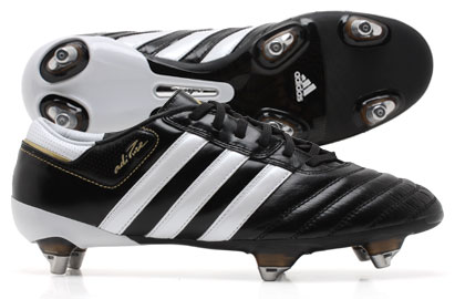 adiPURE III XTRX SG Football Boots Black/White/Gold