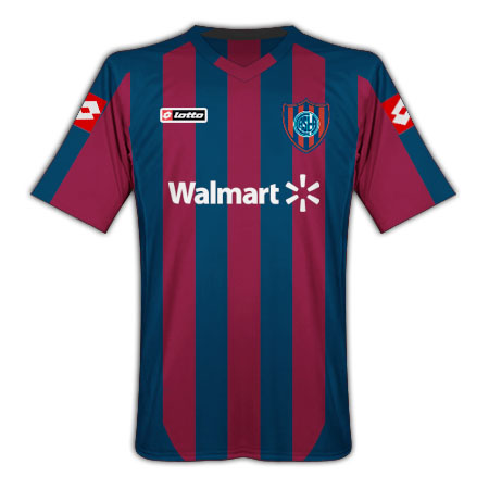 2010-11 San Lorenzo Lotto Home Football Shirt