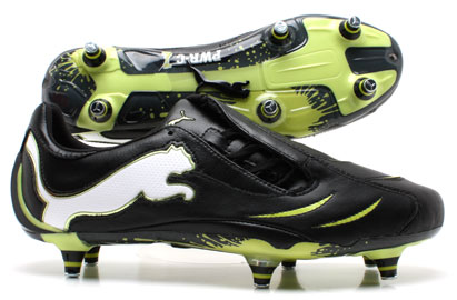 Powercat C 1.10 SG Football Boots Black/Lime