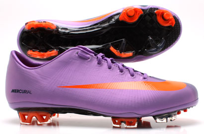 Mercurial Vapor Superfly II FG Football Boots Violet Purple/Oran