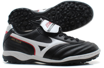 MRL Club Astroturf Football Trainers Black-White-Red