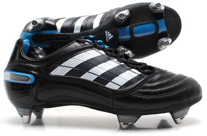 Predator X SG Football Boots Black - Cyan Blue