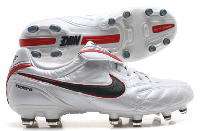 Tiempo Legend III FG Football Boots White-Seaweed-Red