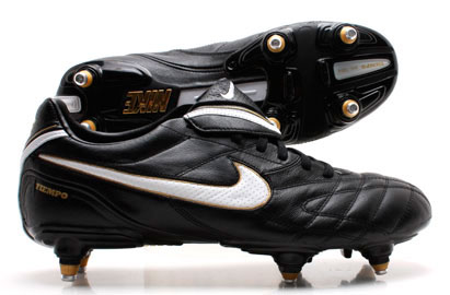 Tiempo Legend III SG Football Boots Black-White-Gold
