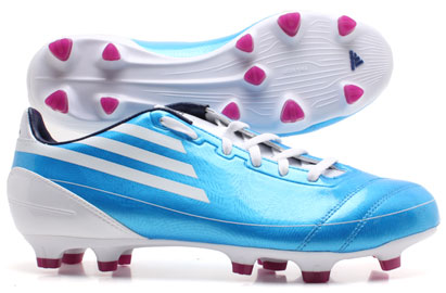 F10 TRX FG Football Boots Cyan/White Kids