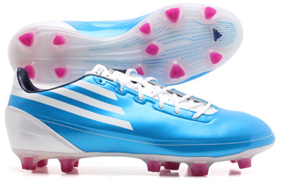 F30 FG Football Boots Cyan-White