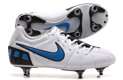 Total 90 Shoot III SG Football Boots White/Blue