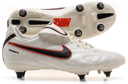 Tiempo Natural III SG Football Boots Soft Pearl
