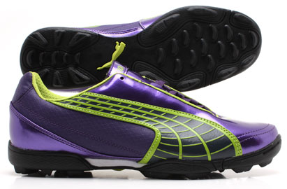 V5-10 TT Football Trainers Purple / Ebony