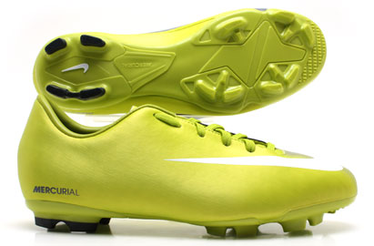 Mercurial Victory FG Football Boots Kids Bright Cactus