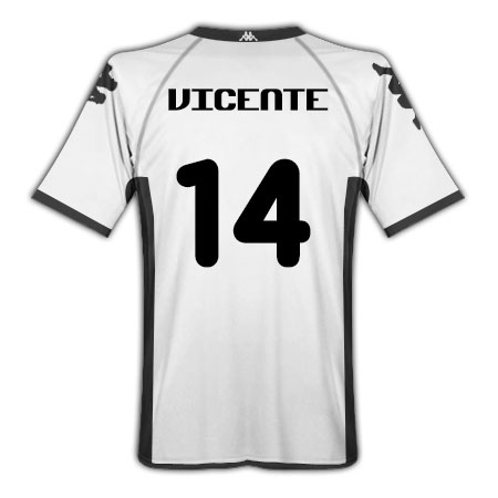 2010-11 Valencia Kappa Home Shirt (Vicente 14)