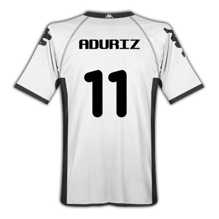 2010-11 Valencia Kappa Home Shirt (Aduriz 11)
