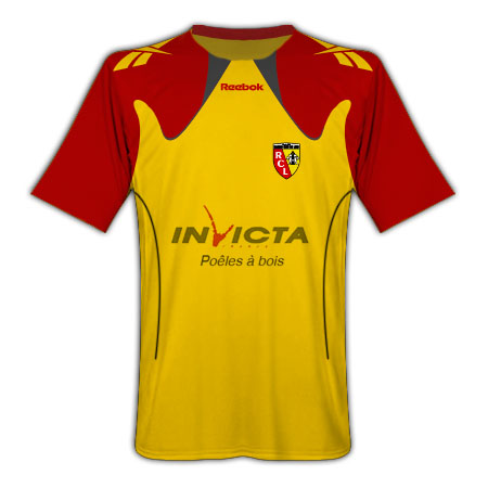2010-11 Racing Club Lens Reebok Home Shirt